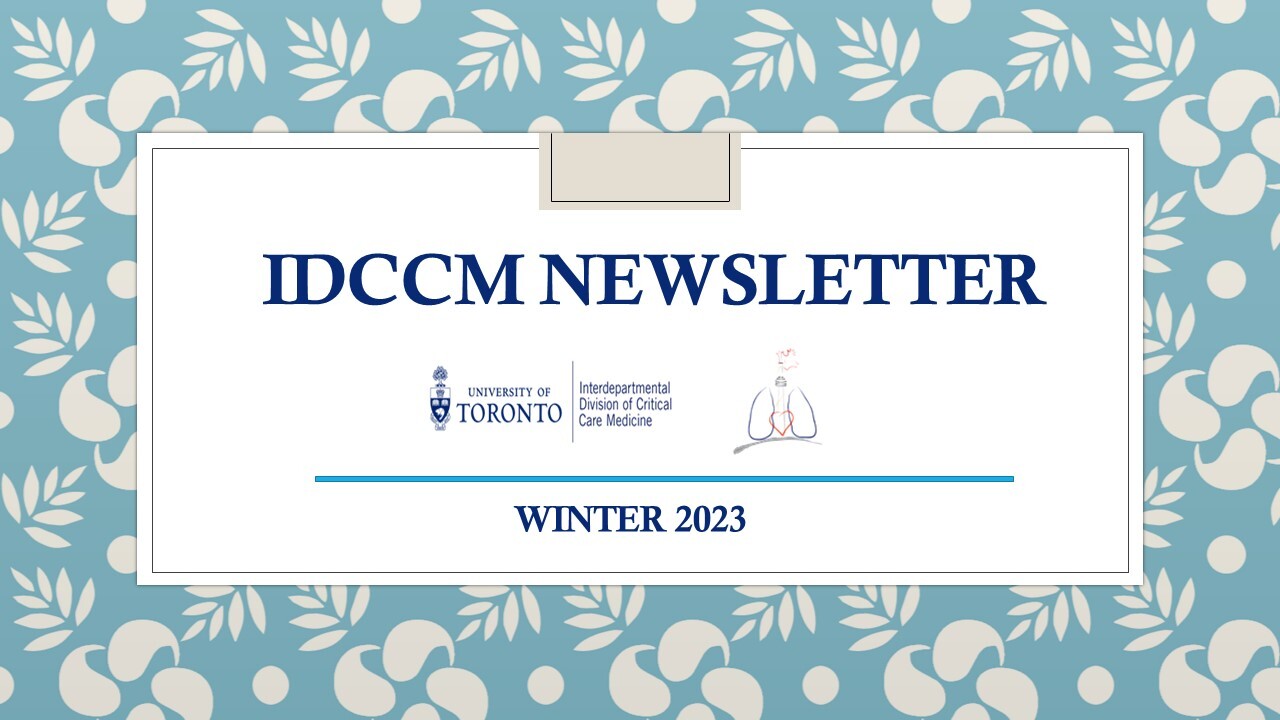 IDCCM Newsletter - Winter 2023